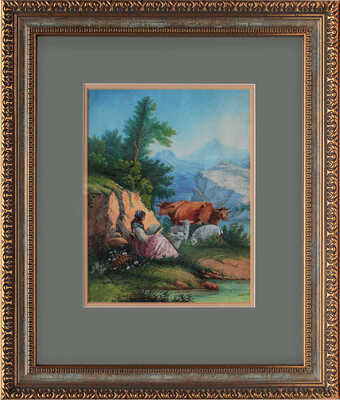 Неизвестный художник. Пасторальная сцена 